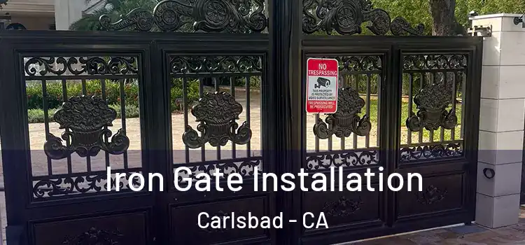 Iron Gate Installation Carlsbad - CA